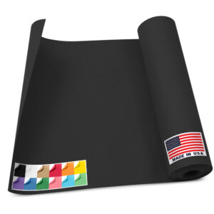 12" x 1200" USA Made Kraft Paper Roll, 45 lbs Thickness - Black (KP-1210-BK)