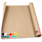 24" x 1200" USA Made Kraft Paper Roll, 45 lbs Thickness - Natural Kraft (KP-2410-NK)
