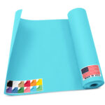 12" x 1200" USA Made Kraft Paper Roll, 45 lbs Thickness - Light Blue (KP-1210-LB)