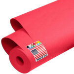 48" x 1200" USA Made Kraft Paper Roll, 45 lbs Thickness - Red (KP-4810-RE)