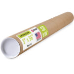 3" x 36" Made in USA Reinforced Kraft Paper Mailing Tube, Pack of 1 (MT-336)