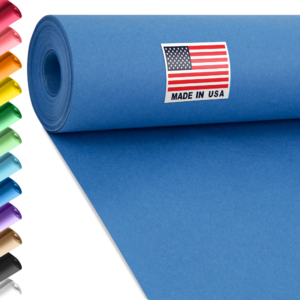 24" x 1200" USA Made Construction Paper Rolls, 45 lbs/66 GSM Thickness - Dark Blue (CP-2410-DB)