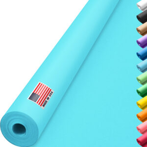 48" x 1200" USA Made Construction Paper Rolls, 45 lbs/66 GSM Thickness - Light Blue (CP-4810-LB)