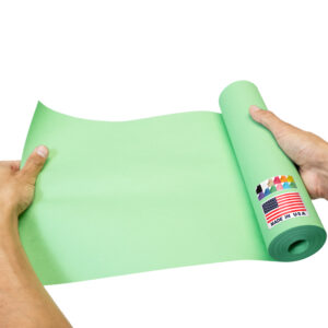 9" x 1200" USA Made Kraft Paper Roll, 45 lbs Thickness - Light Green (KP-910-LG)