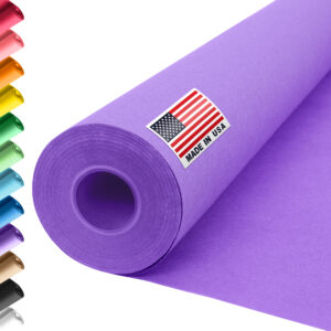 36" x 1200" USA Made Construction Paper Rolls, 45 lbs/66 GSM Thickness - Lilac (CP-3610-LI)