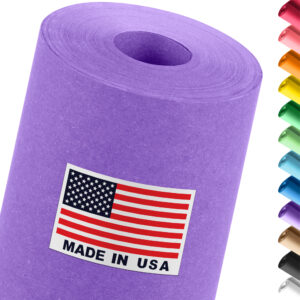 18" x 1200" USA Made Construction Paper Rolls, 45 lbs/66 GSM Thickness - Lilac (CP-1810-LI)