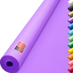 48" x 1200" USA Made Construction Paper Rolls, 45 lbs/66 GSM Thickness - Lilac (CP-4810-LI)