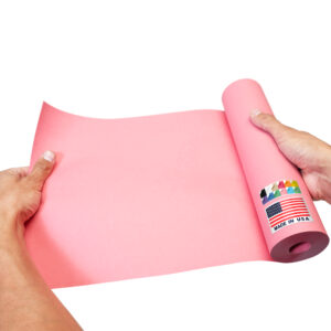 9" x 1200" USA Made Kraft Paper Roll, 45 lbs Thickness - Pink (KP-910-PI)