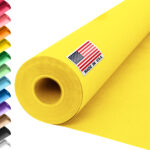 36" x 1200" USA Made Construction Paper Rolls, 45 lbs/66 GSM Thickness - Yellow (CP-3610-YE)