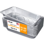 Aluminum Foil Pans - Full-Size 21" x 13", Pack of 25 (AL-5130-25, B0FM27ZPCJ)