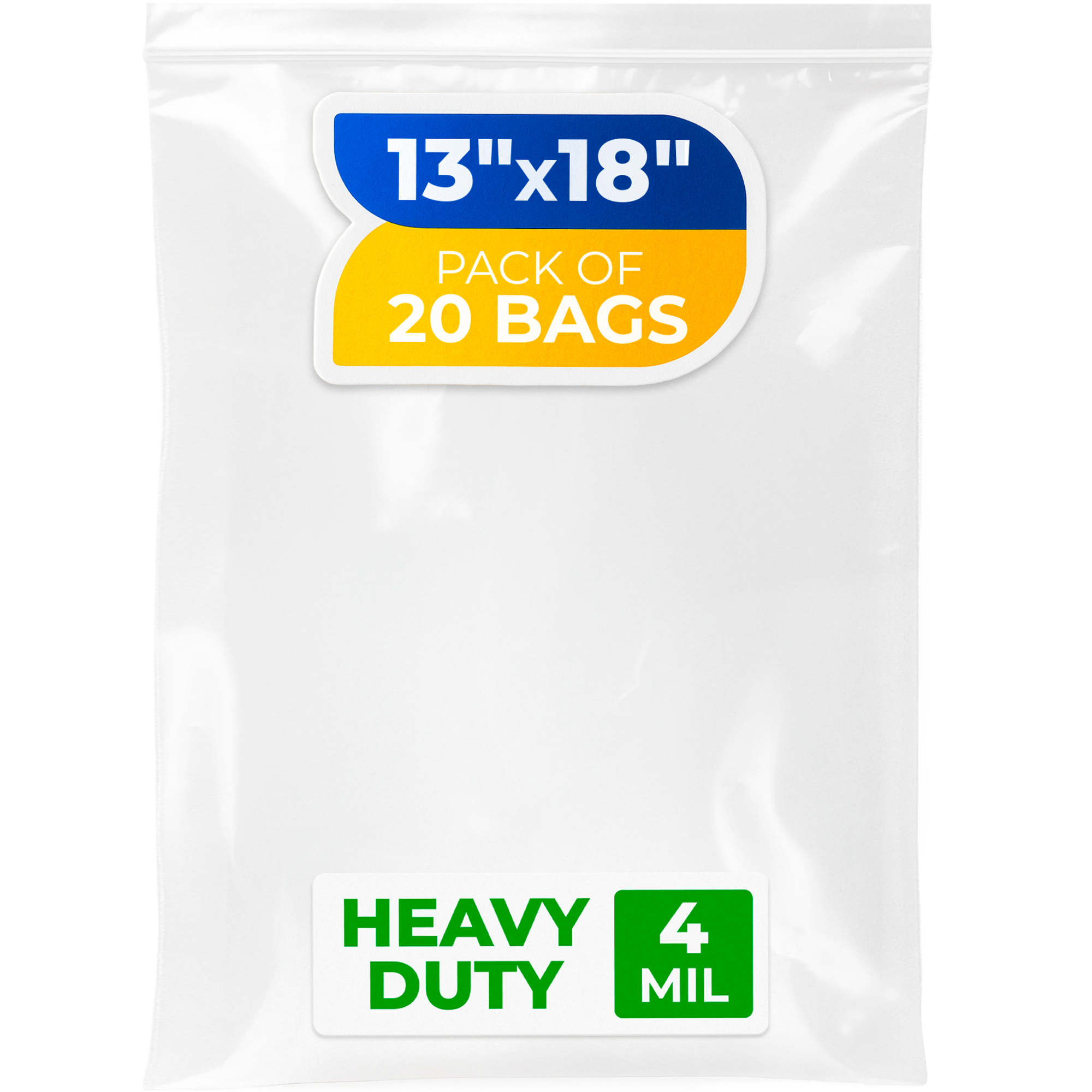 13x18 4 mil 20 bags