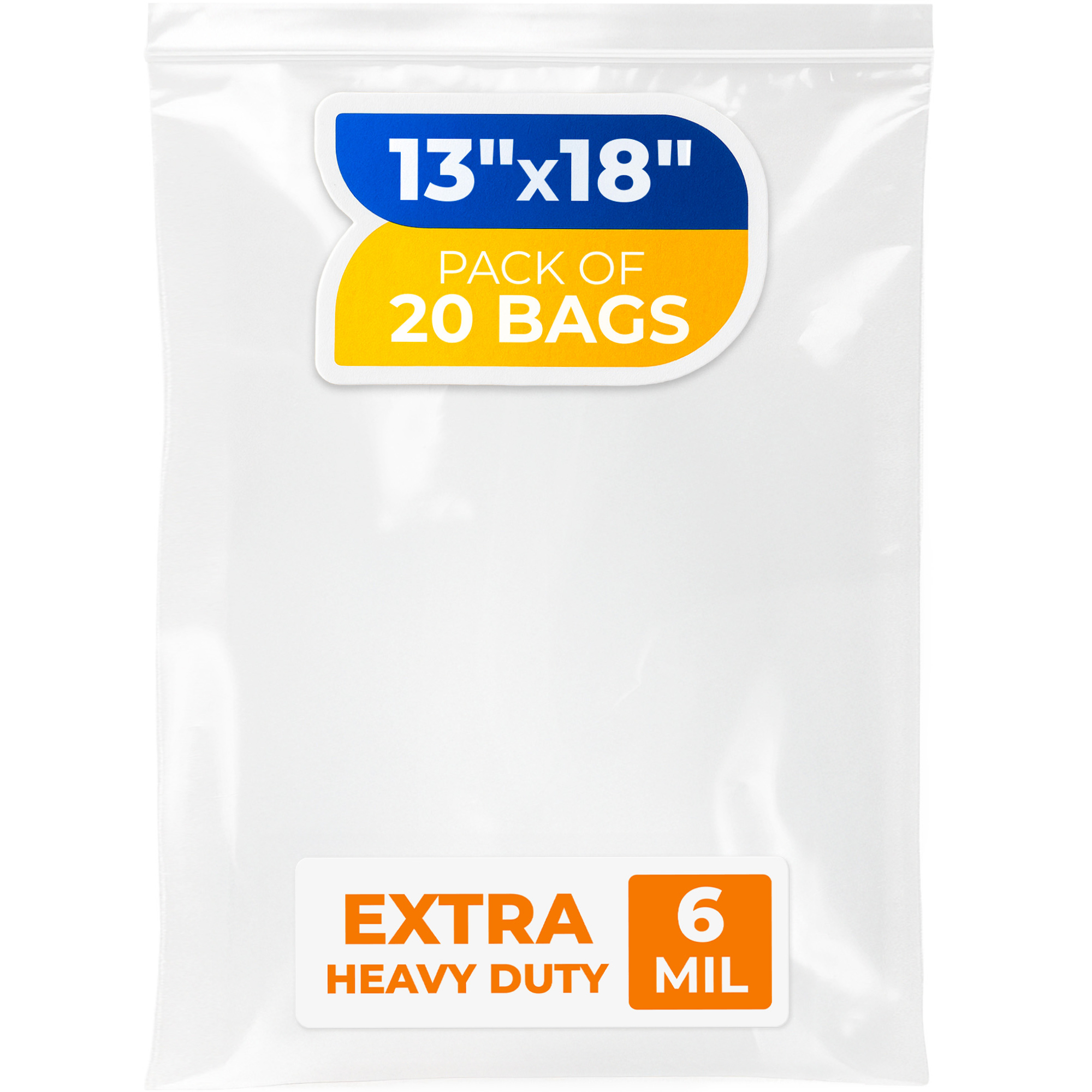 13x18 6 mil 20 bags