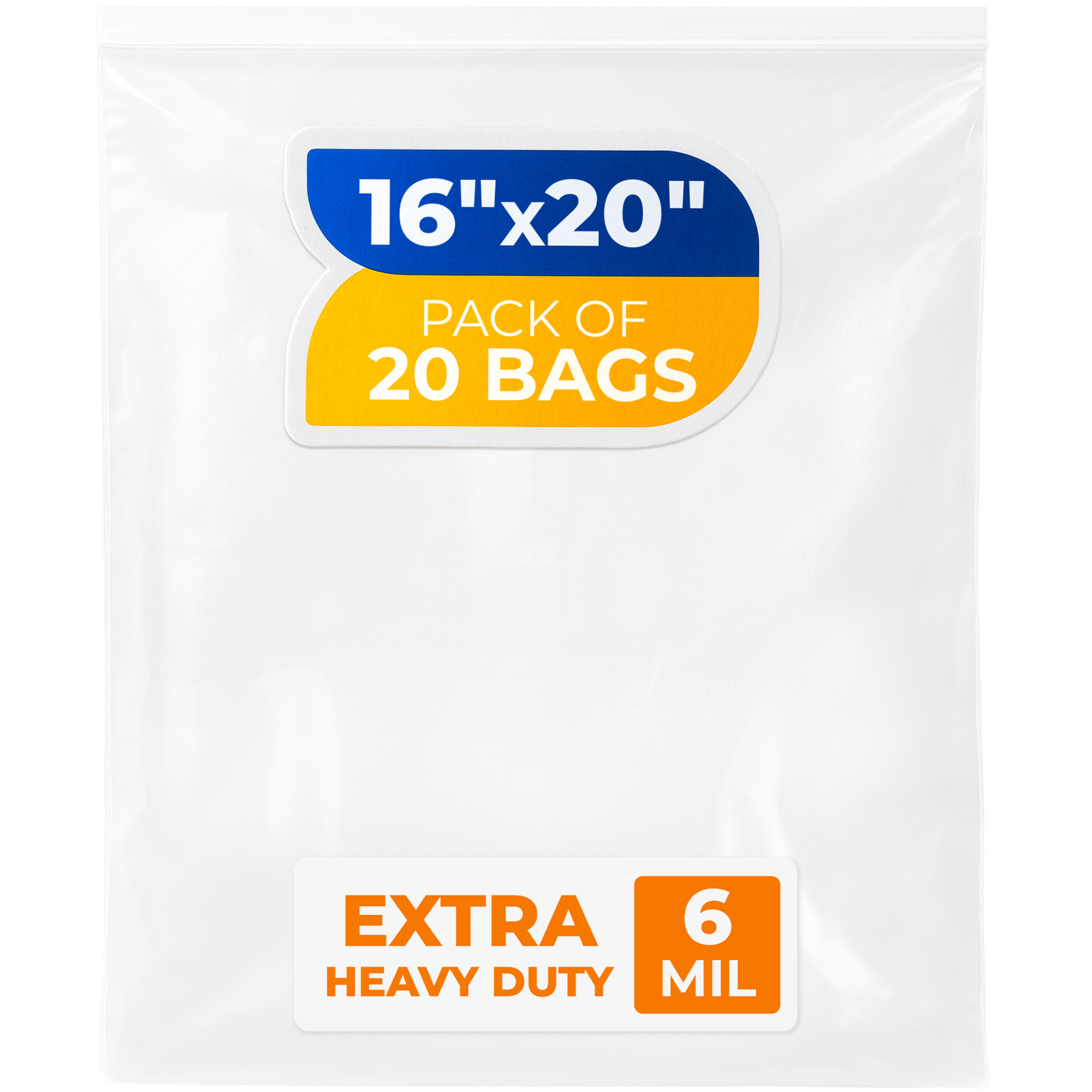 16x20 6 mil 20 bags