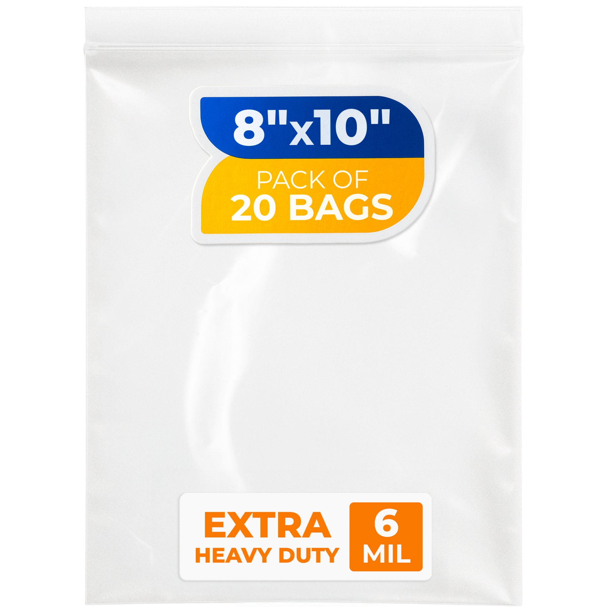 8x10 6 mil 20 bags