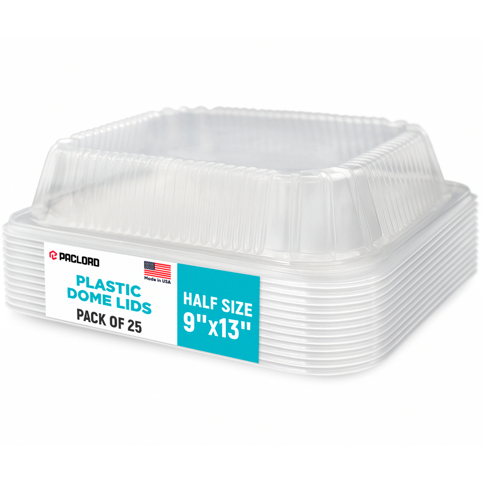 Plastic Dome Lid for half size 25