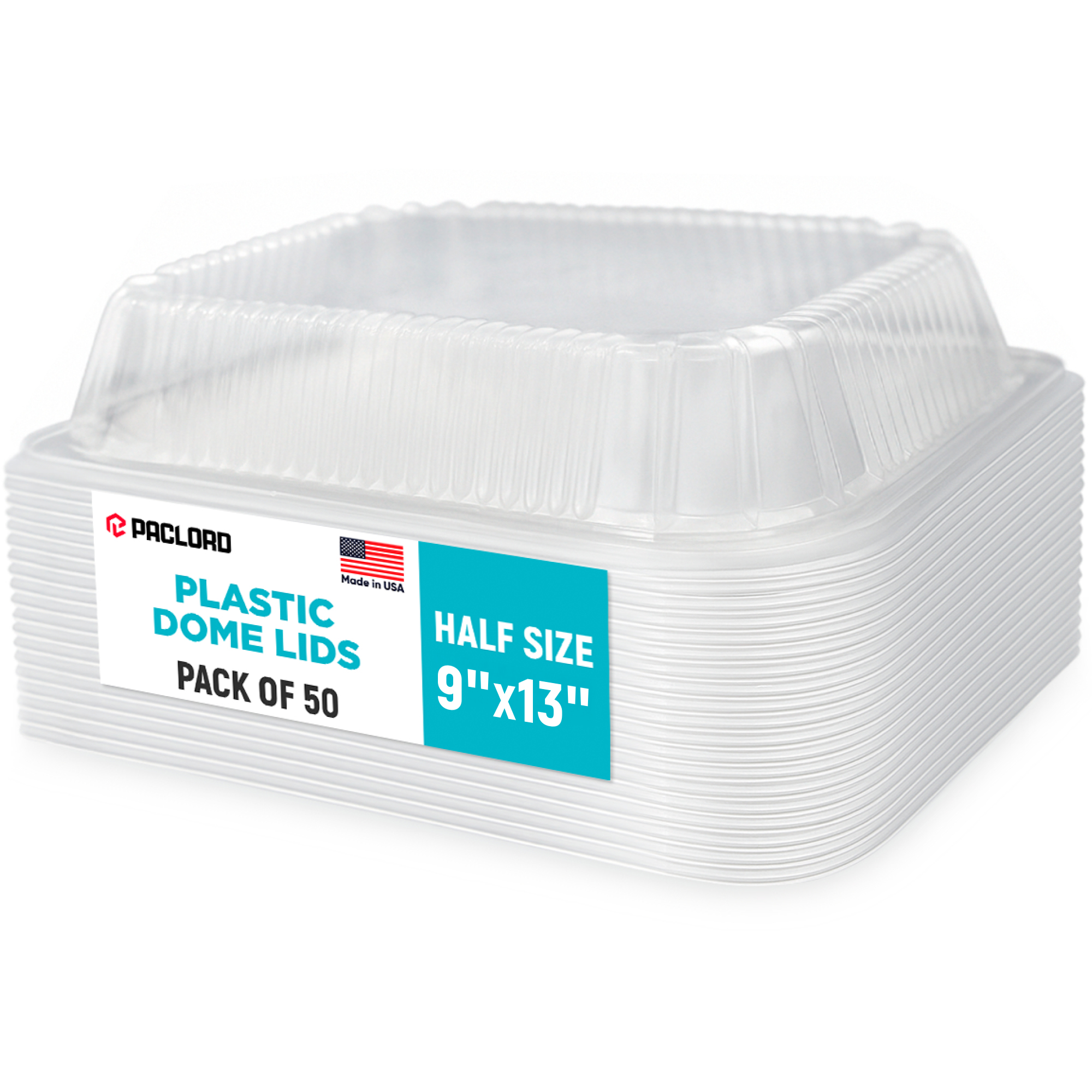Plastic Dome Lid for half size 50