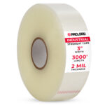 3" x 1000 Yards Clear Packing Tape for Sealing Machines, 2.0 Mil Thick, Pack of 1 Roll (ST-3210-1, B0CWSHBX9C)