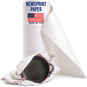 24" x 1440' Large Newsprint Paper Roll, 26 lbs Thick (NP-241440, B0DXY997CP)