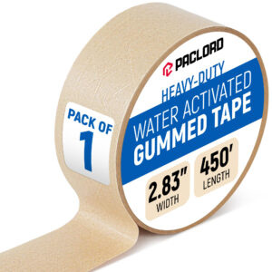 2.83" x 450' Water Activated Kraft Tape, Pack of 1 (GT-3450-1, B0GWS6SNR5)