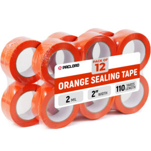 2" x 110 Yards Orange Packing Tape, 12 Rolls (ST-220-OR-12, B0GX2PG6WG)