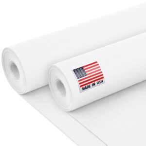 Paclord White Kraft Paper Roll 24" x 1200" (100 ft), 45 Lbs, Value Pack of 2 (KP-2410-WH-2, B0DNV2NHHT)
