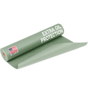 Paclord 15" x 60 yd Green Masking Paper, Automotive Oil Protection