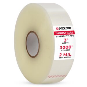Paclord Clear Packing Tape 2" x 1000 yd, Pack of 1 (ST-2210-1, B0CWSFQ19J)
