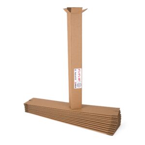 Tall Cardboard Boxes 4"L x 4"W x 38"H (Pack of 6) (CB-4438-6, B0F2VNVGQD)