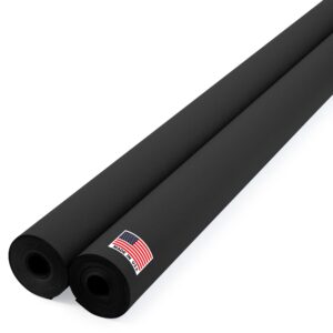Paclord Black Kraft Paper Roll 48" x 1200" (100 ft), 45 Lbs, Value Pack of 2 (KP-4810-BK-2, B0DNV34SKK)