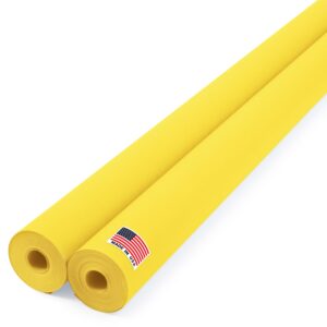Paclord Yellow Kraft Paper Roll 48" x 1200" (100 ft), 45 Lbs, Value Pack of 2 (KP-4810-YE-2, B0DNV3HT7J)