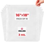 16" x 18" Slider Zip Poly Bags, Pack of 10 (SPB-1618-10, B0G6Q9PMR7)