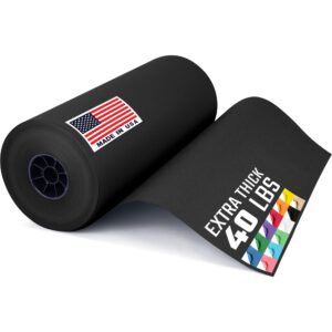 Paclord Black Kraft Paper Roll 18" x 720 ft (KP-18720-BK, B0DPLK6S2H)