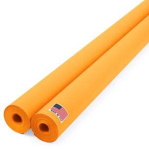Paclord Orange Kraft Paper Roll 48" x 1200" (100 ft), 45 Lbs, Value Pack of 2 (KP-4810-OR-2, B0DNV38NG5)