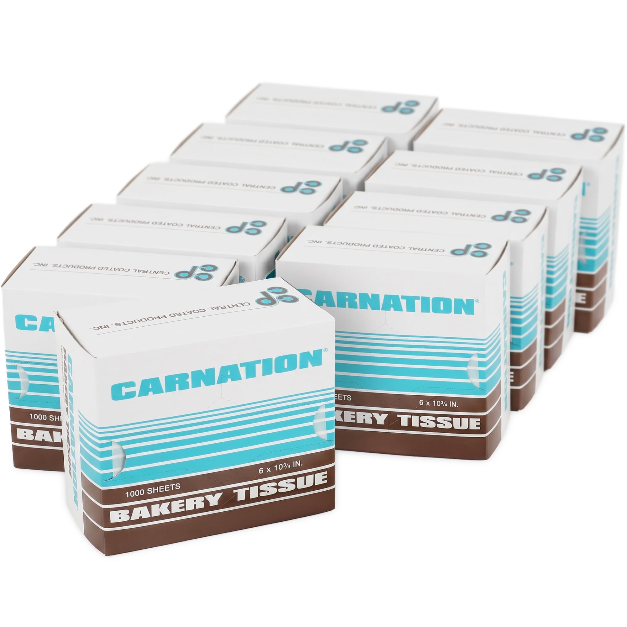 71-GMRV76xL.jpg Carnation 10000 Pcs White Deli Wrap Wax Paper Sheets, 6"x10.75" Pre-Cut Interfolded (DW-610-10, B0GHTTHJ1X)