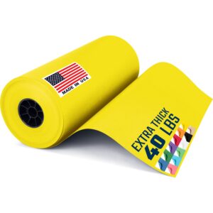 Paclord Yellow Kraft Paper Roll 18" x 720 ft (KP-18720-YE, B0DPLKVPMP)
