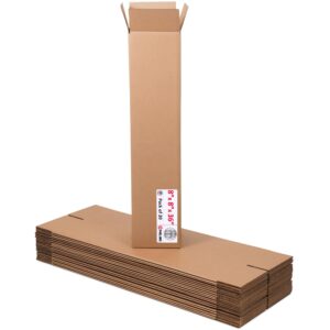 Tall Cardboard Boxes 8"L x 8"W x 36"H (Pack of 20) (CB-8836-20, B0GMTL3GF6)