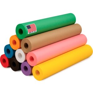 Paclord Multi-Color Kraft Paper Set 18" x 100 ft, Pack of 10 (KP-1810-S10, B0FHMY2RGB)