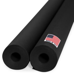Paclord Black Kraft Paper Roll 36" x 1200" (100 ft), 45 Lbs, Value Pack of 2 (KP-3610-BK-2, B0DNV34LZW)