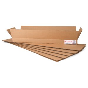 Flat Cardboard Boxes 48"L x 15"W x 3"H (Pack of 6) (CB-48153-6, B0F2VGQFRD)