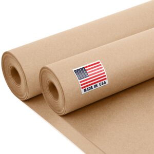Paclord Brown Kraft Paper Roll 24" x 1200" (100 ft), 45 Lbs, Value Pack of 2 (KP-2410-NK-2, B0DNV385TK)