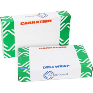 Carnation 1000 Pcs White Deli Wrap Wax Paper Sheets, 10"x10.75" Pre-Cut Interfolded (DW-1010-2, B0GHT8945J)