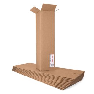 Tall Cardboard Boxes 9"L x 9"W x 36"H (Pack of 12) (CB-9936-12, B0F2VKR53W)