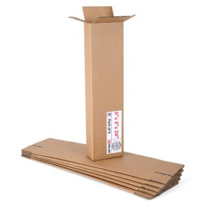 Tall Cardboard Boxes 6"L x 3"W x 24"H (Pack of 6) (CB-6324-6, B0F2VLKXNT)