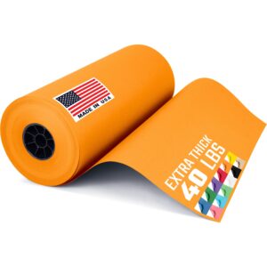 Paclord Orange Kraft Paper Roll 18" x 720 ft (KP-18720-OR, B0DPLK9Q8W)