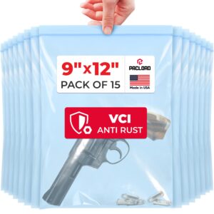 VCI Reclosable Poly Bags 9" x 12", Pack of 15 (RPB-VCI-912-15, B0G991Q1Q9)
