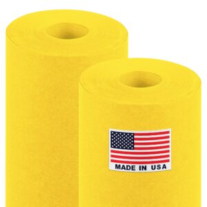 Paclord Yellow Kraft Paper Roll 18" x 1200" (100 ft), 45 Lbs, Value Pack of 2 (KP-1810-YE-2, B0DNV4232G)