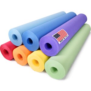Paclord Rainbow Kraft Paper Set 18" x 100 ft, Pack of 7 (KP-1810-RAIN, B0CTYX96BT)
