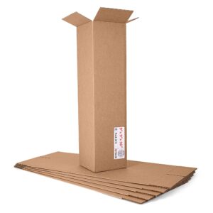 Tall Cardboard Boxes 9"L x 9"W x 36"H (Pack of 6) (CB-9936-6, B0F2VM1SZ6)