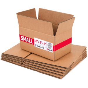 Small Cardboard Boxes 10"L x 6"W x 5"H (Pack of 6) (CB-1065-6, B0GMT9PGQG)