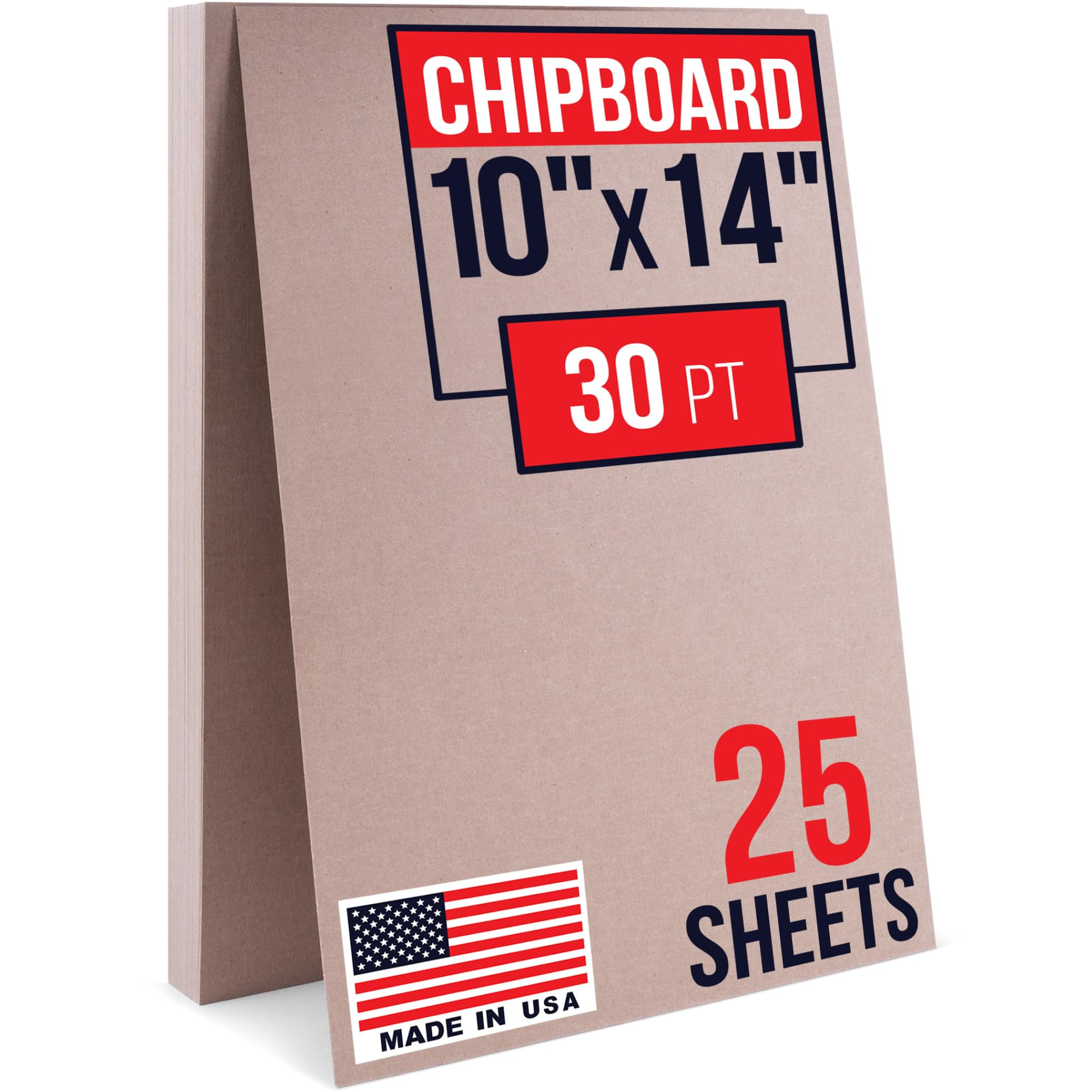 71h-l9rGN5L.jpg 10" x 14" Brown Kraft Chipboard Sheets, 30 Pt Thick, Pack of 25